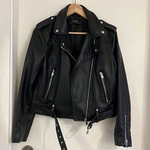 Zara Vegan Leather Jacket